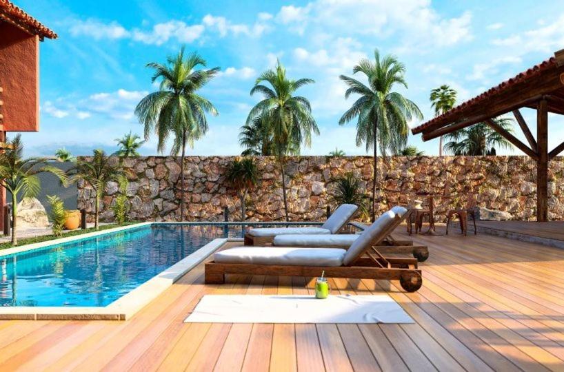Casa Na Praia Com Piscina Luis Correia Zewnętrze zdjęcie
